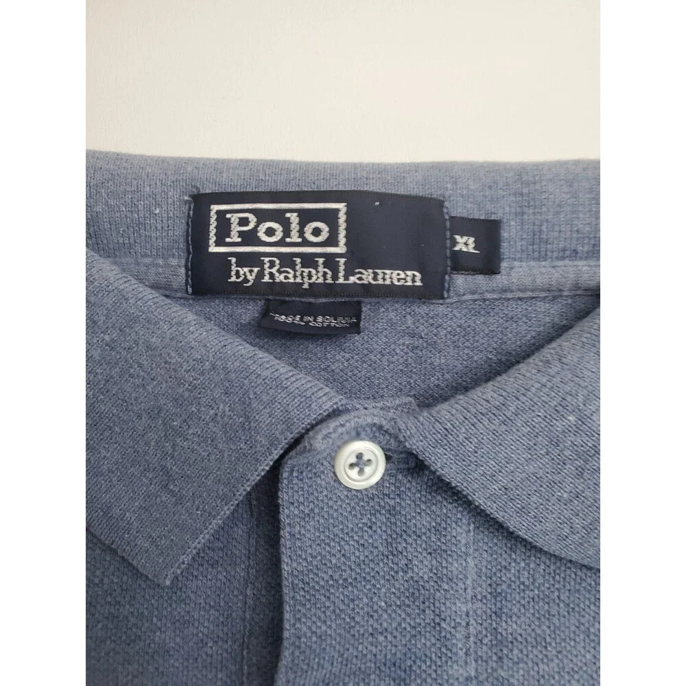 Polo By Ralph Lauren Men's Short Sleeve Polo Shirt, Blue,‎ XL